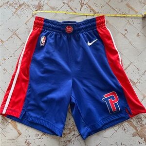NBA Nike Detroit Pistons Shorts Basketball Men’s Medium 34 Waist